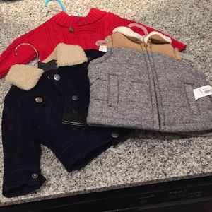 (3 ITEMS) Baby boy jacket bundle. 3-6 months